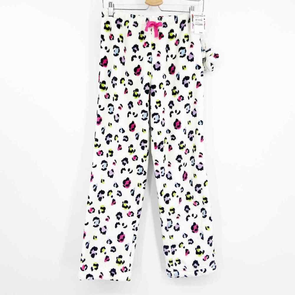 Tucker + Tate Girls Ivory Wild Cheetah Pants size M 8-10